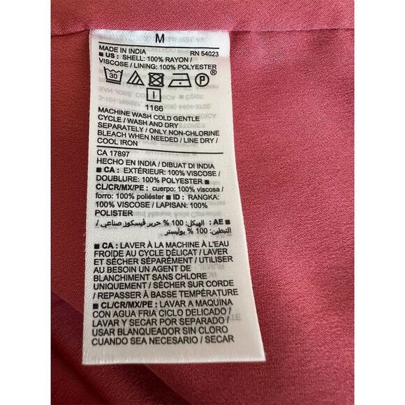 Old Navy Women's Sleeveless Red Tiered Swing Dress Size M - Picture 7 of 8